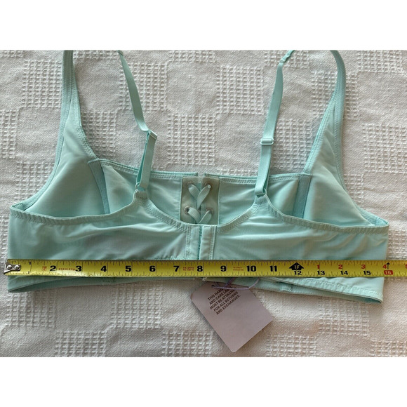 Savage X Fenty Queen of the Galaxy Bralette Size XL Laced Front Croc Print Date - Picture 10 of 11